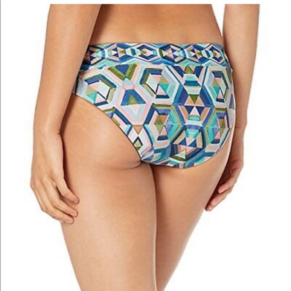 La Blanca Riviera Reversible multicolor Hipster bikini bottom Nwt 16 - Picture 5 of 14